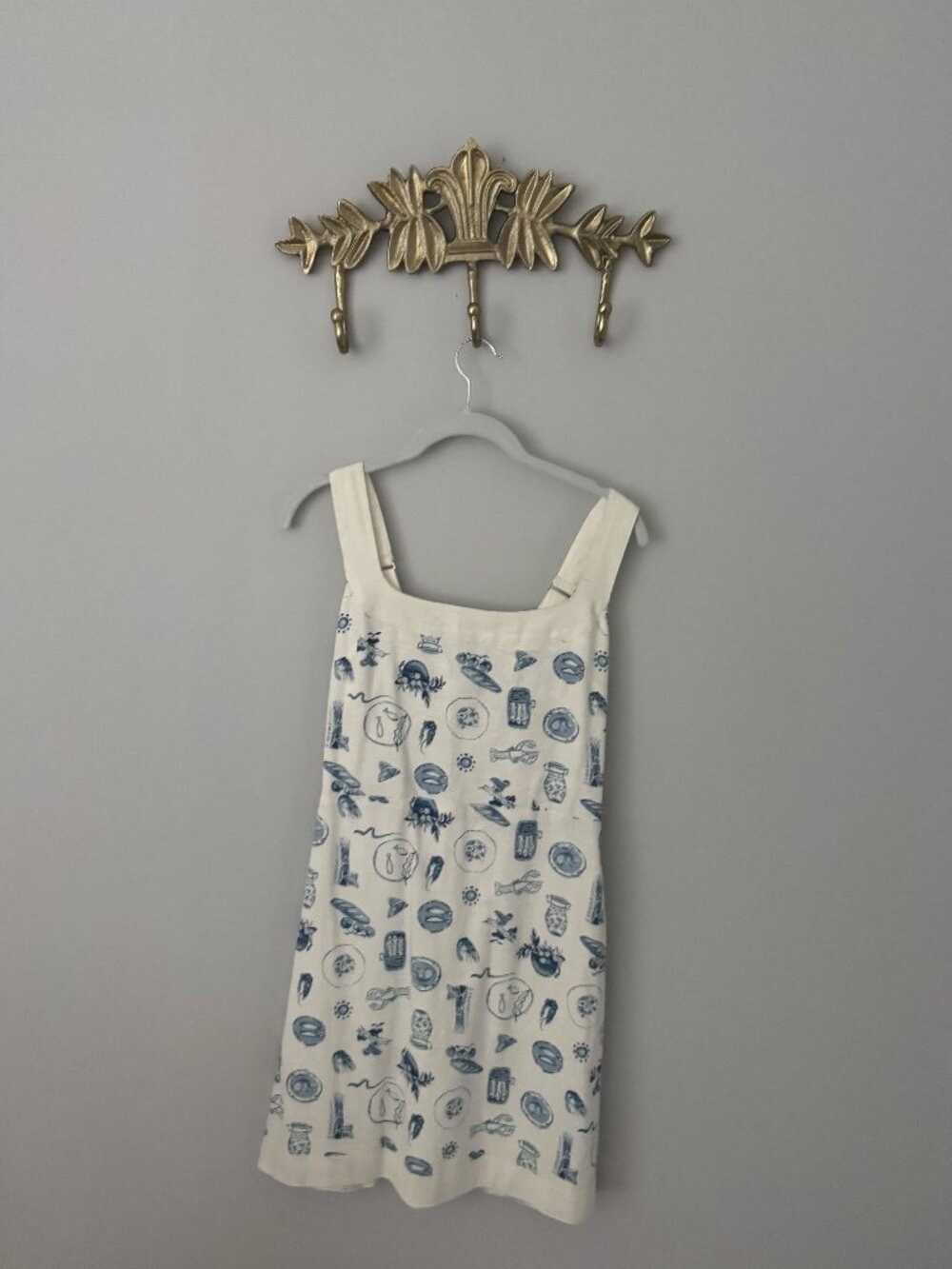 Abercrombie Linen-Blend Wide Strap Mini Dress - Picture 5 of 8